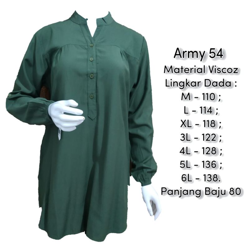 BLUS JUMBO/ATASAN BLUS RAYON POLOS/BAJU WANITA/PAKAIAN WANITA/BLUS