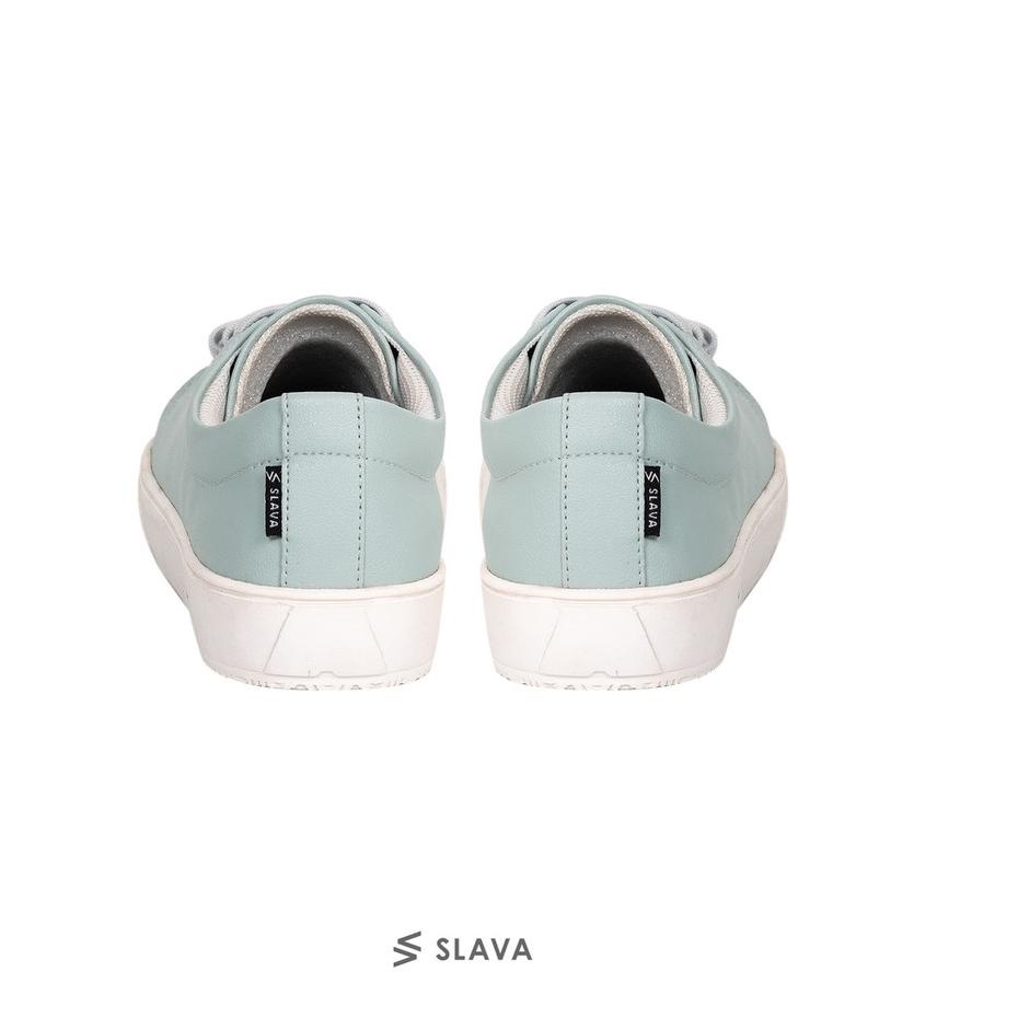 ン SLAVA - Blossom Sky Blue Sepatu Sneakers Wanita - Original Footwear Berkualitas