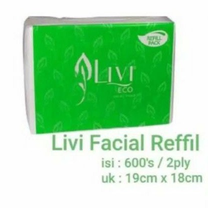 TISU LIVI FACIAL REFFIL 554 GR 700 SHEET. TERMURAH