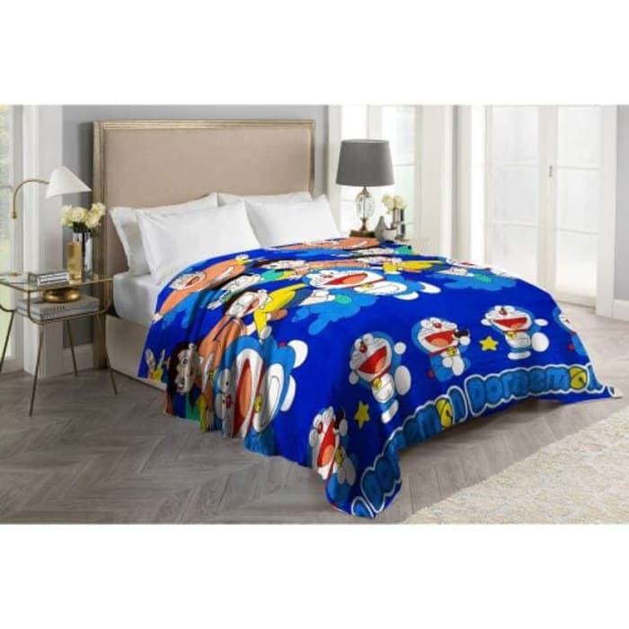 Terlaris SELIMUT MURAH / SELIMUT KARAKTER /SELIMUT DORAEMON / DEWASA / BULU - doraemon