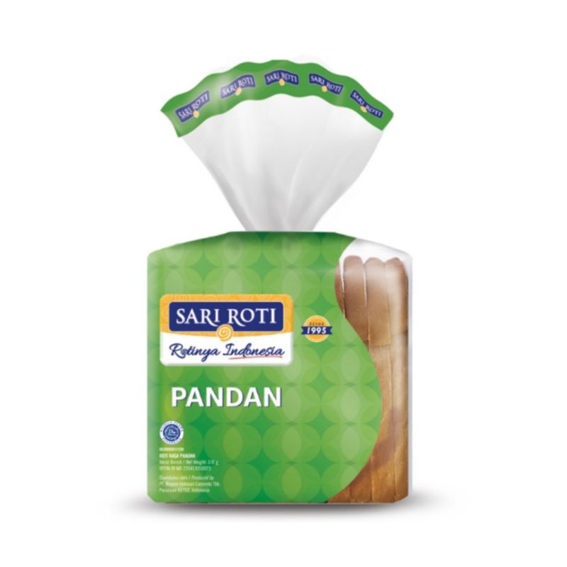 

SARI ROTI Roti Tawar Pandan 370 g