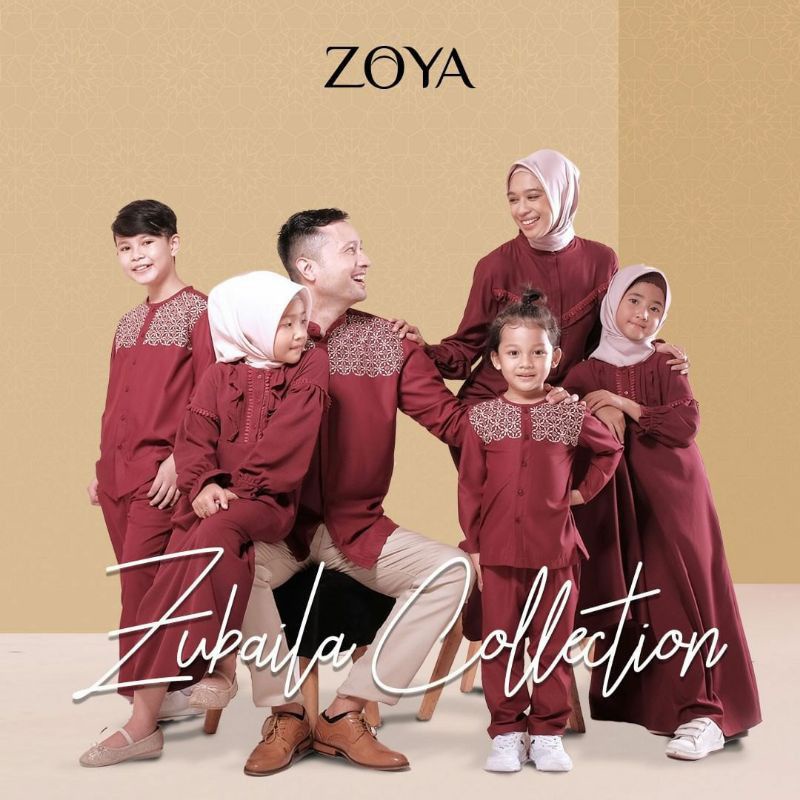 Dress Gamis Zoya Sonia Sarimbit Zubaila