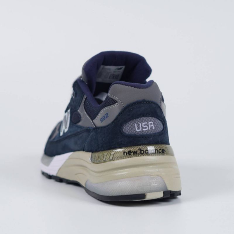 New Balance M992 Navy Grey White