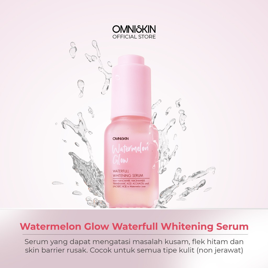 Omniskin Watermelon Glow Whitening Serum 20ml