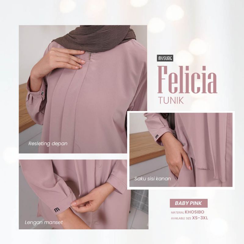 ATASAN TUNIK CALISTA || FELICIA TUNIK  || MYSURE