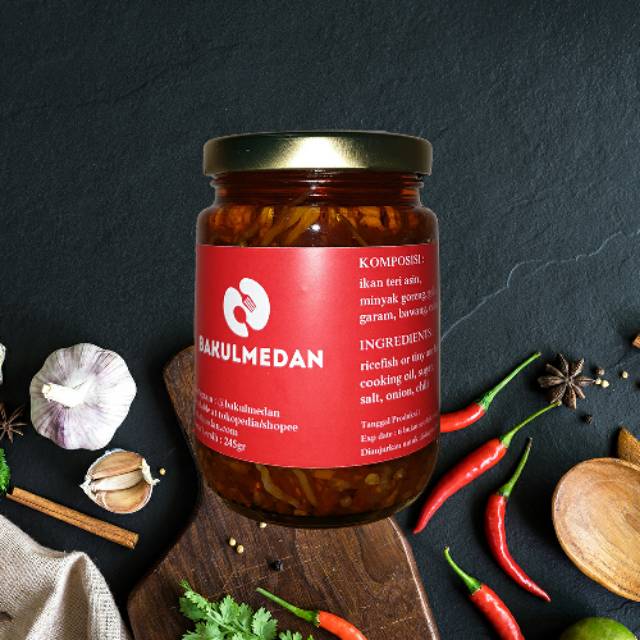 

Asli!!! Sambal teri bakulmedan ( sambel teri medan )