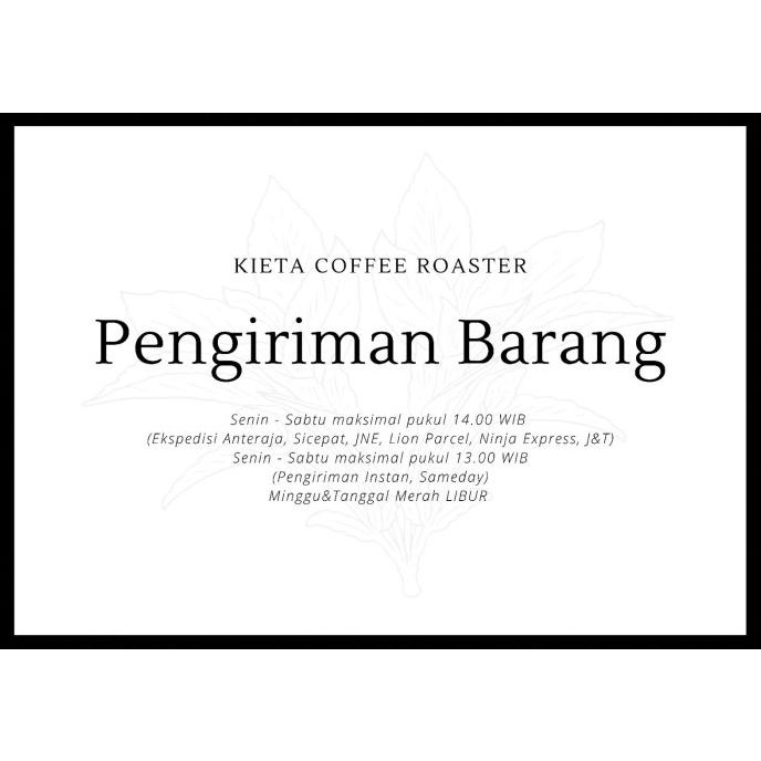 

Kopi Arabika Cianjur Natural 1000gr