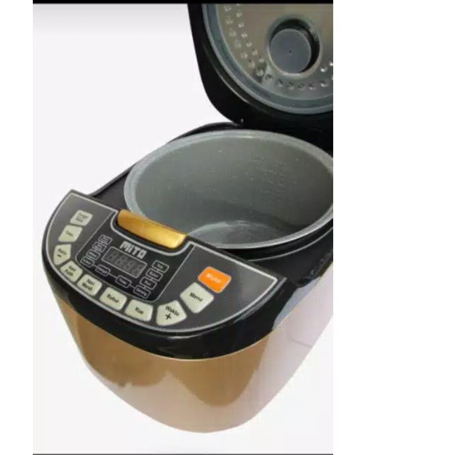 MITO DIGITAL RICE COOKER R5+ BLACK EDITION - GOLD