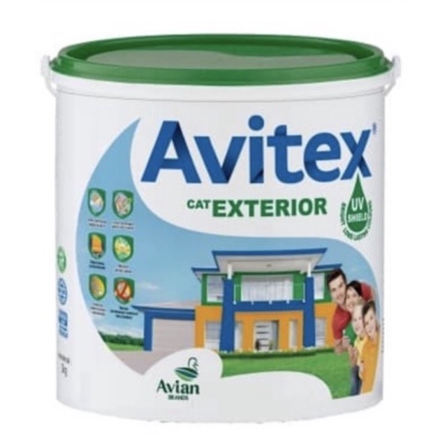 Cat Tembok Avitex Exterior Super White 5kg