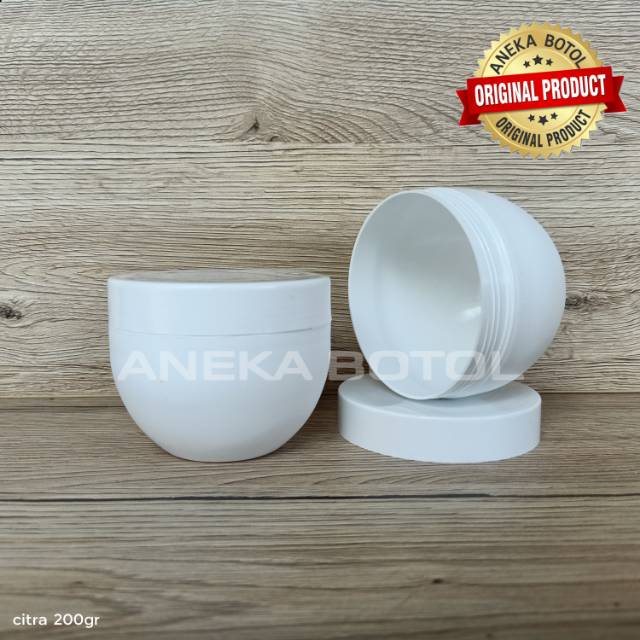 POT LULUR CITRA 200 GRAM DOVE TUTUP PUTIH / POT MANGKOK MURAH ORIGINAL