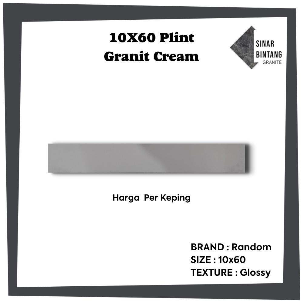 Plint Granit 10X60 Cream