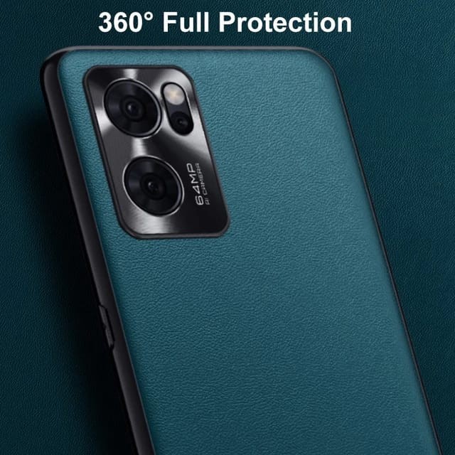 OPPO RENO7 5G RENO 7 5G / RENO6 5G / RENO 6 PRO 5G SOFT CASE LEATHER LUXURY METAL CAMERA