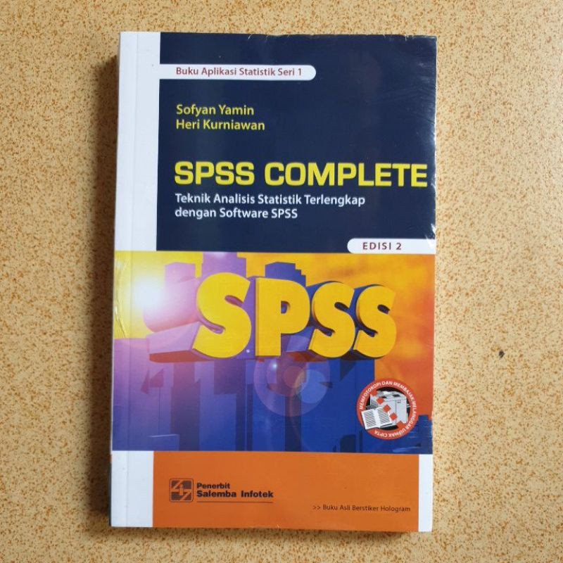 ORIGINAL SPSS COMPLETE TEKNIK ANALISIS STATISTIK TERLENGKAP DENGAN SOFTWARE DPSS
