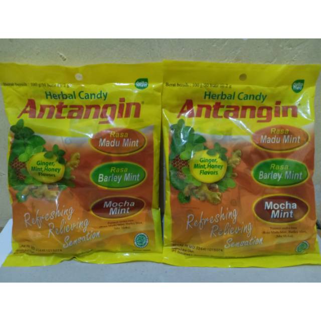 

Permen herbal antangin isi 50pcs masuk angin