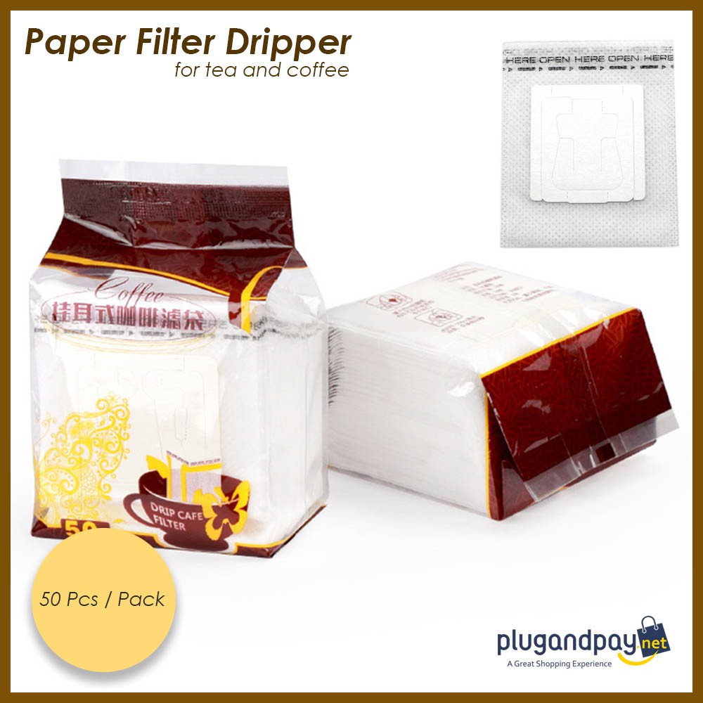 

Paper Filter Dripper Kertas Penyaring Teh Kopi 50 Pcs plugandpay