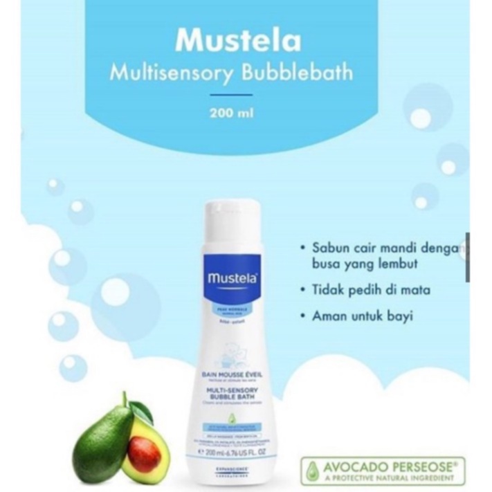 Mustela Multi Sensory Bubble Bath 200ml