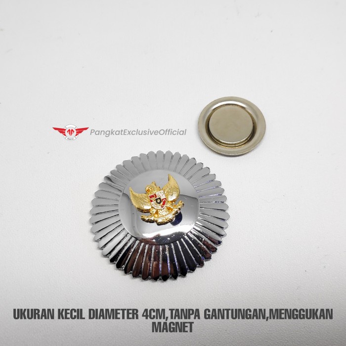 (kualitas terjamin) TANDA JABATAN CAMAT TERBARU UKURAN KECIL MAGNET - TANPA GANTUNGAN