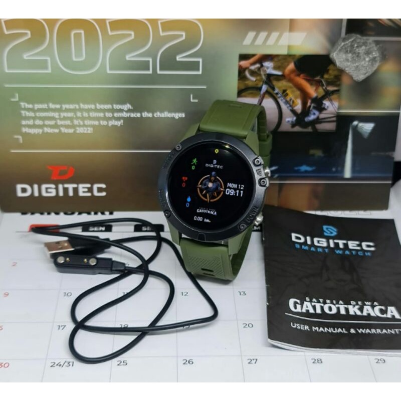 NEW~Smartwatch Digitec Gatot kaca original garansi 1thn