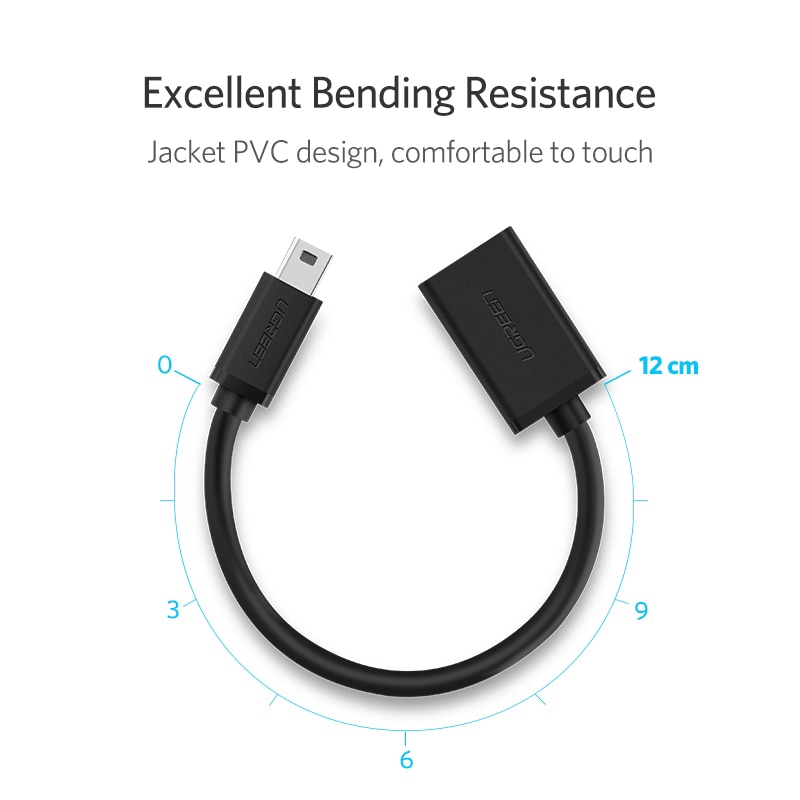 Ugreen USB Adapter Mini USB 2.0 to USB OTG Cable OTG Adapter Mini USB Adapter