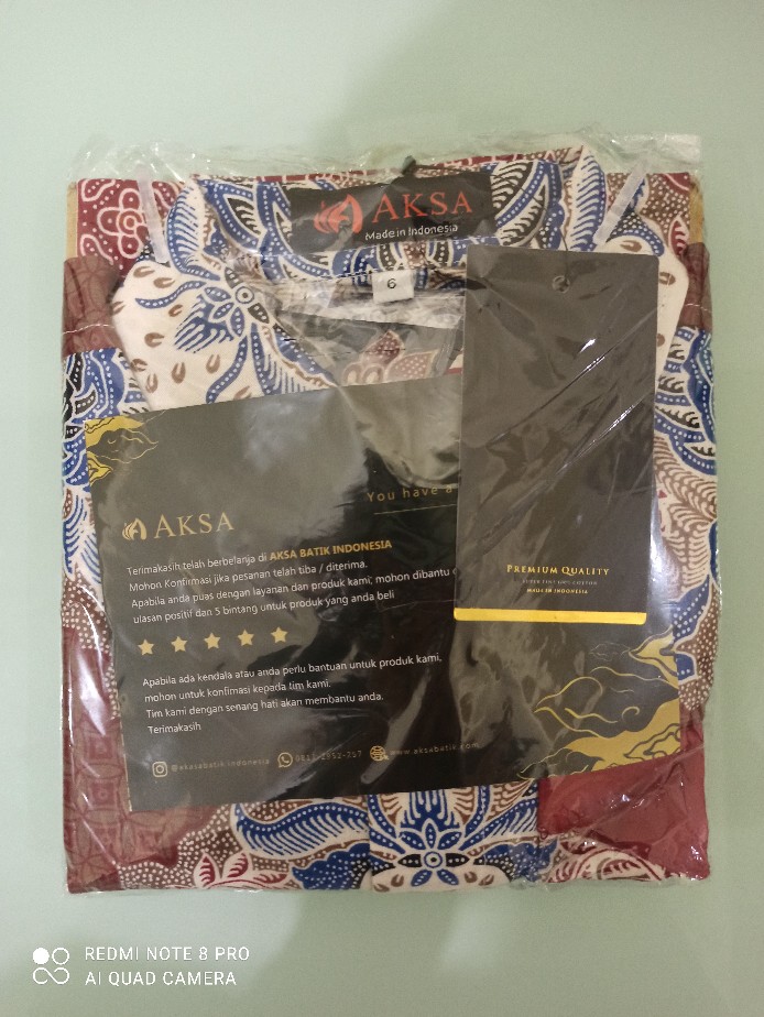 Kemeja Batik Anak Aksa Batik Mahatma Claressa