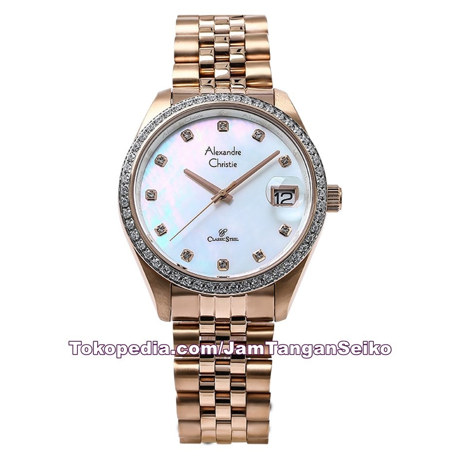 Jam Tangan Pria Alexandre Christie AC 5008 MD BRGMS Original Stainless
