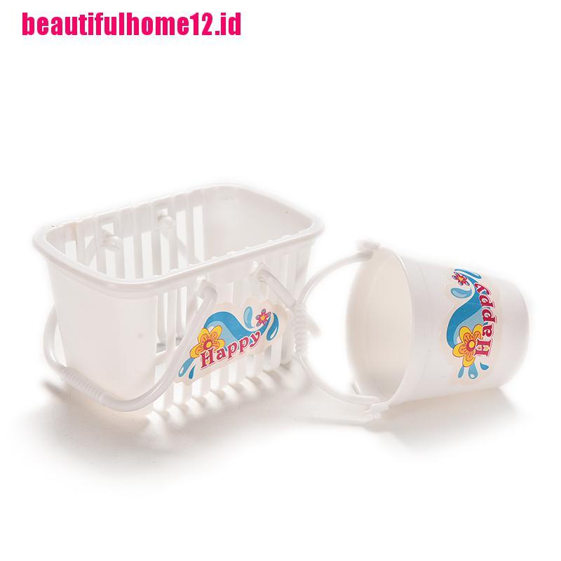 【beautifulhome12.id】7 Pcs/Set Fashion Kitchen Cleaning Supplies Doll Accessories Kid Play House Toy