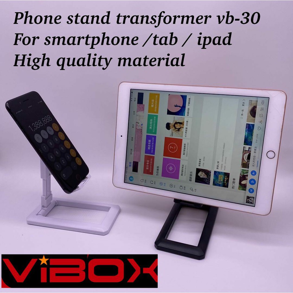 HD23s Liftable Foldable Phone Holder Stand HP Meja Folding desktop HD-23S / VB30 VIBOX transformer