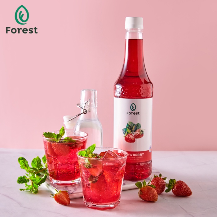 FOREST SYRUP STRAWBERRY - Sirup Rasa Strawberry - 720 ml