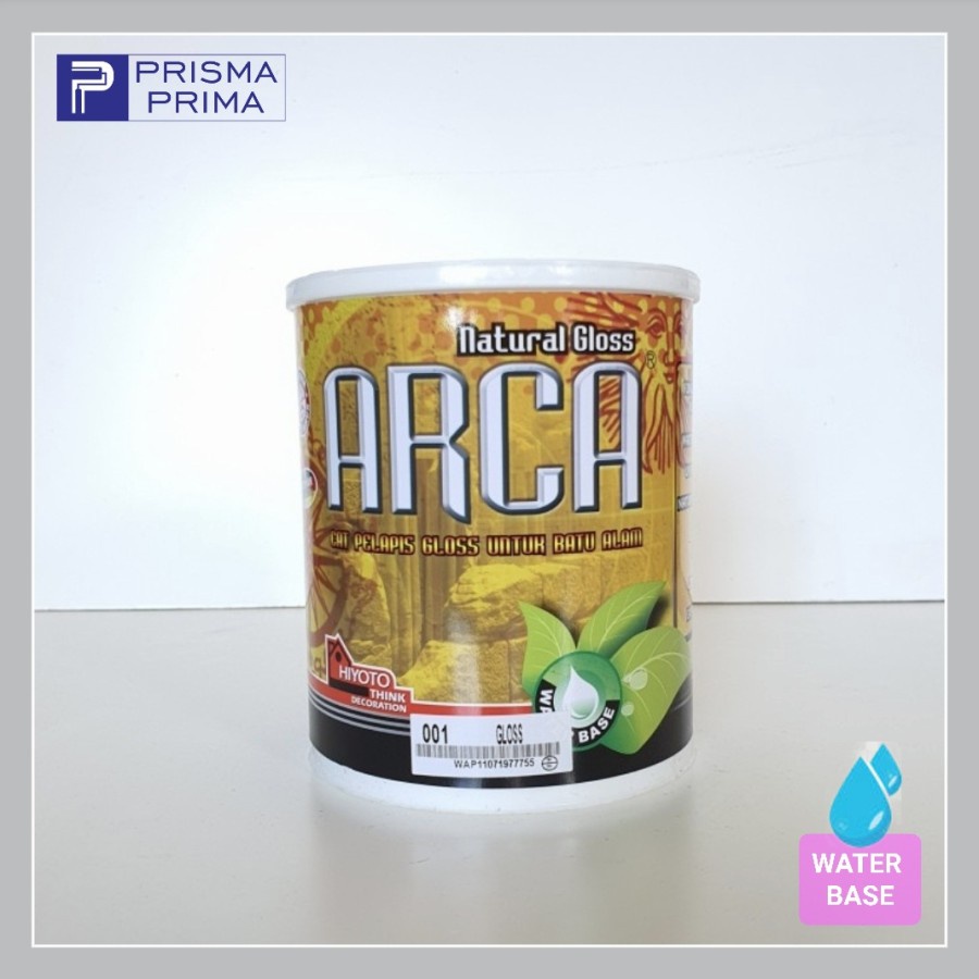 Arca Gloss Waterbased Kilap Cat Pelapis Batu Alam Stone Coating