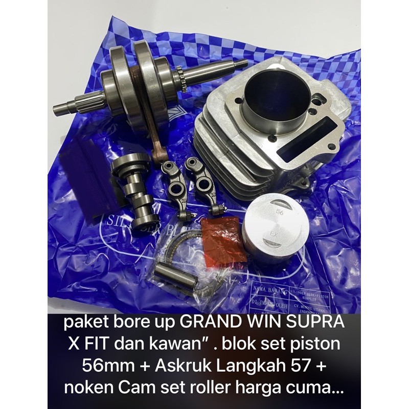 Paket Bore Up honda Supra grand Dll