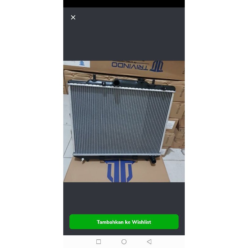 Radiator Daihatsu Taruna Manual