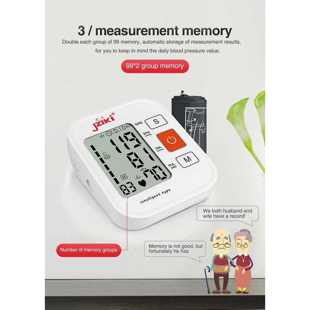 [COD] Alat Kesehatan / Tensi Darah / Pengukur Tekanan Darah Electronic Sphygmomanometer with Voice