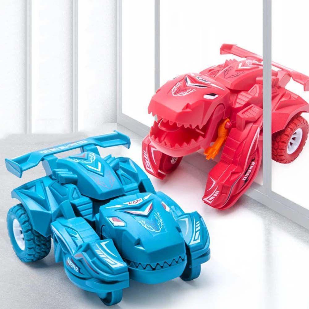 Nickolas1 Mobil Deformasi Dinosaurus Anak Kids Pull Back Car Vehicles Toy Inertial Sliding Dino Car Hadiah Mainan Mobil Robot Dinosaurus