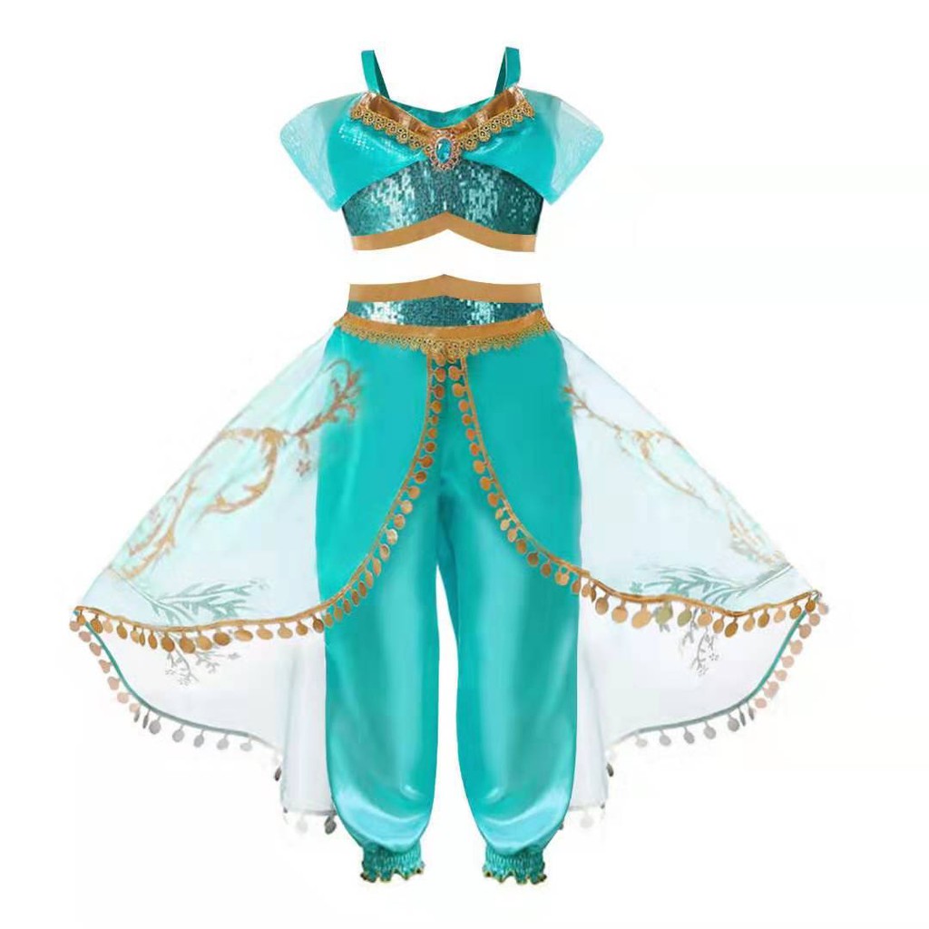 GAUN ANAK BAJU ANAK PRINCESS JASMINE JASMIN DRESS PUTRI YASMIN