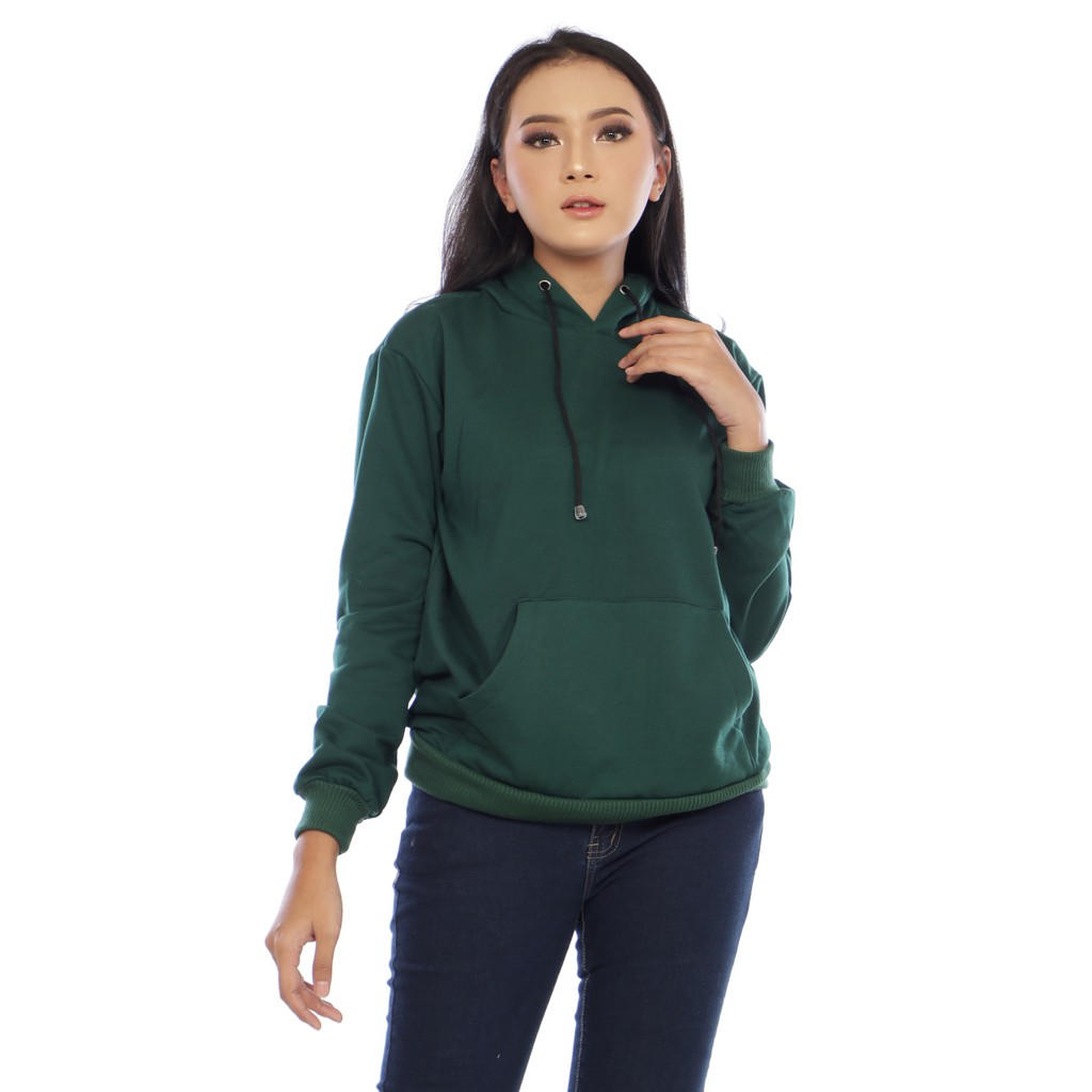 Sweater Wanita Kekinian Hoodie Polos