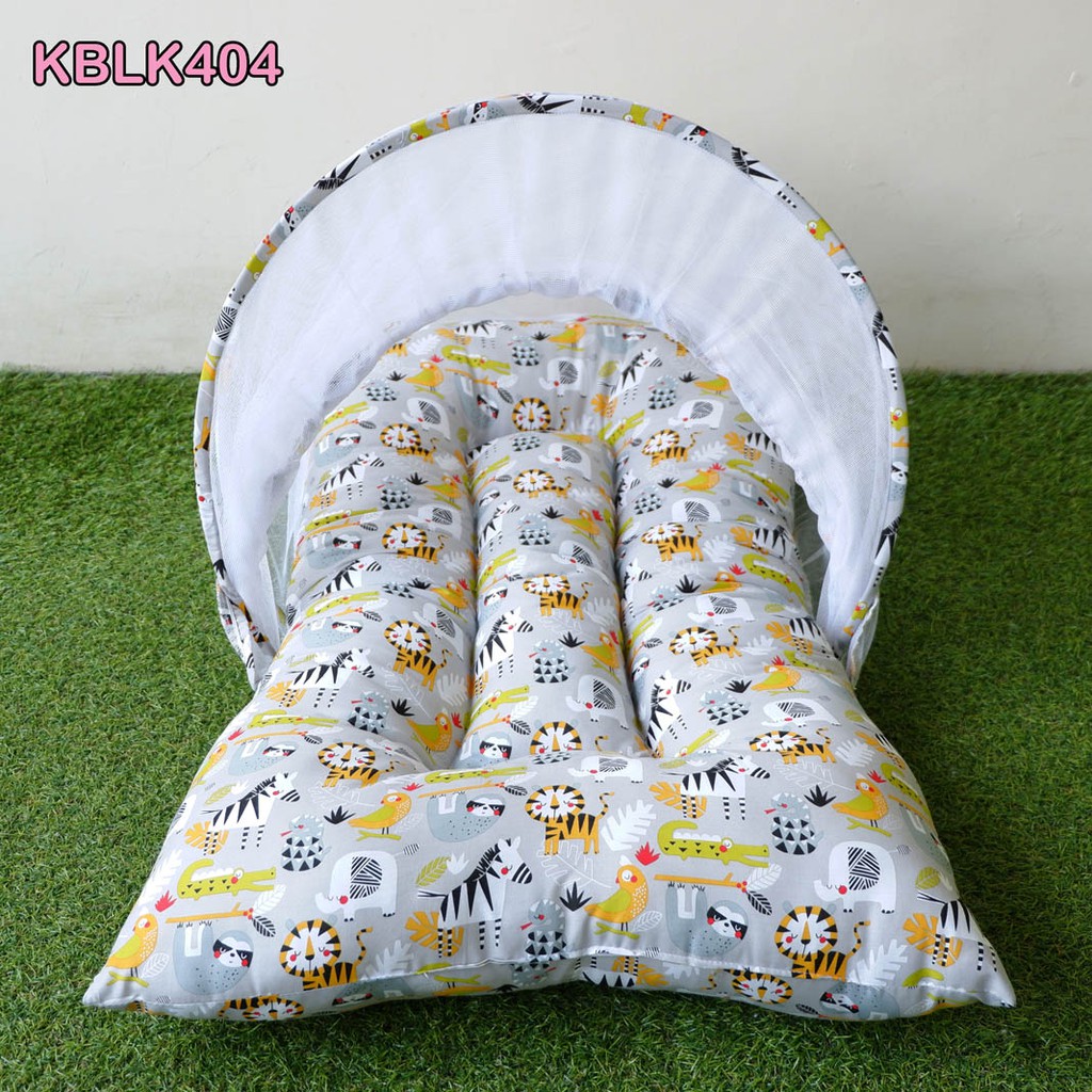 Kasur Kelambu Bayi Set Bantal Guling PREMIUM / kasur lipat kelambu lepas bayi / kasur lipat bayi