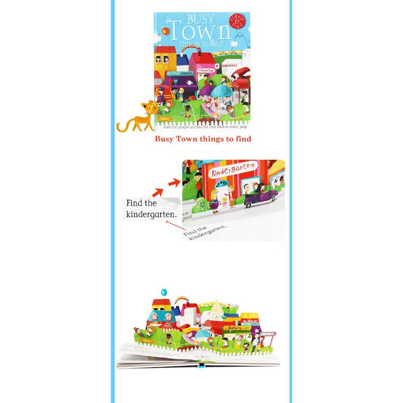 BIANCA - Buku Cerita Anak Pop Up Busy Farm Busy Town