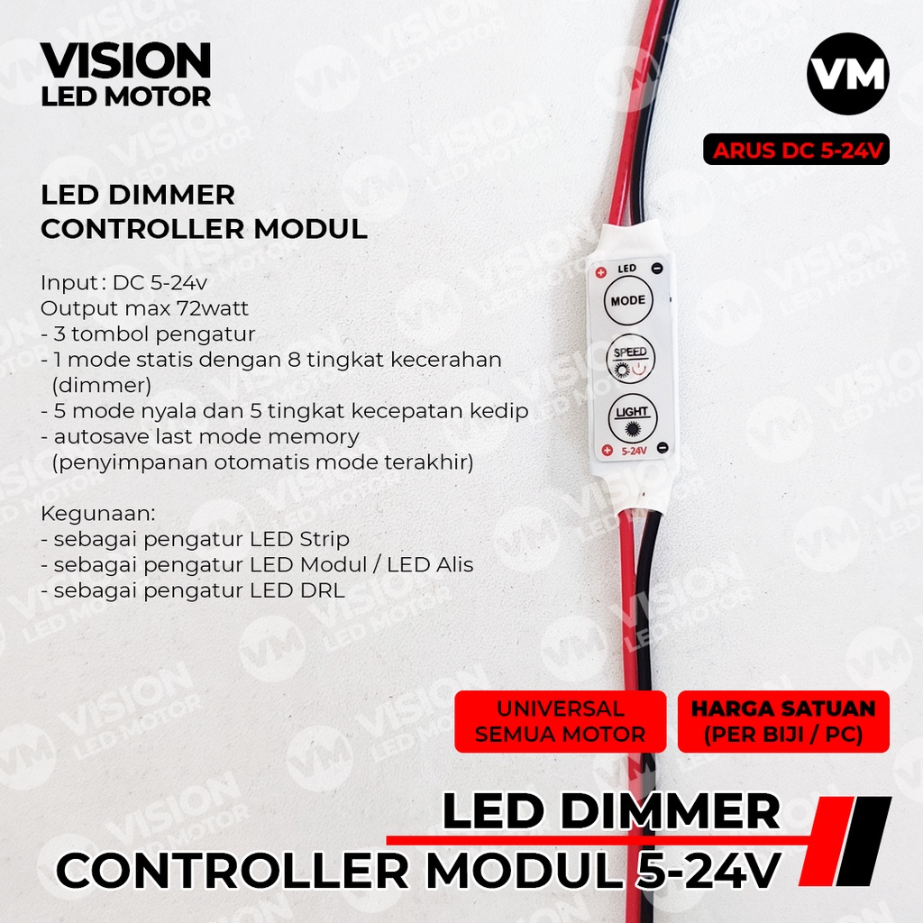 LED DIMMER CONTROLLER / MODUL KONTROL DIMMER LED