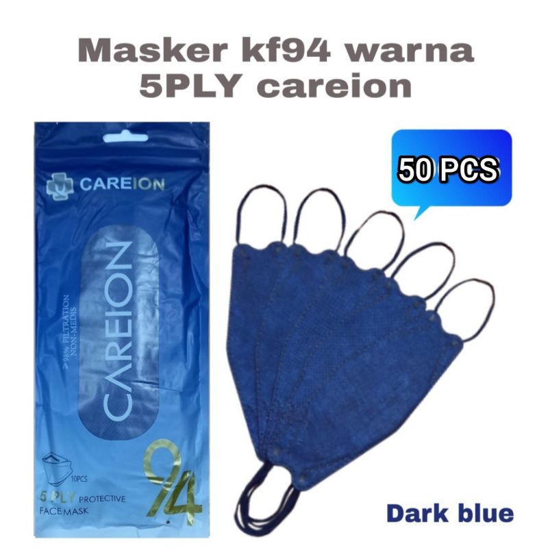 Masker Kf94 isi 50pcs 4ply High Quality Bahan Nyaman dan Lembut Semarang-6