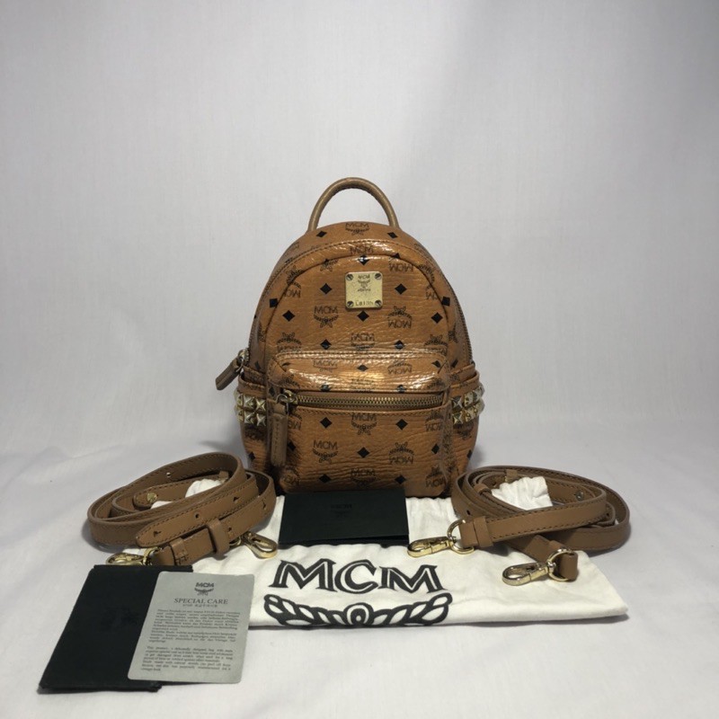 Tas Second MCM Mini Backpack Authentic