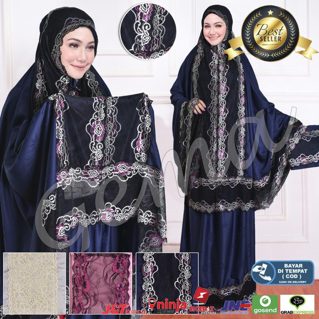 mukena sutra velvet terbaru kd jumbo