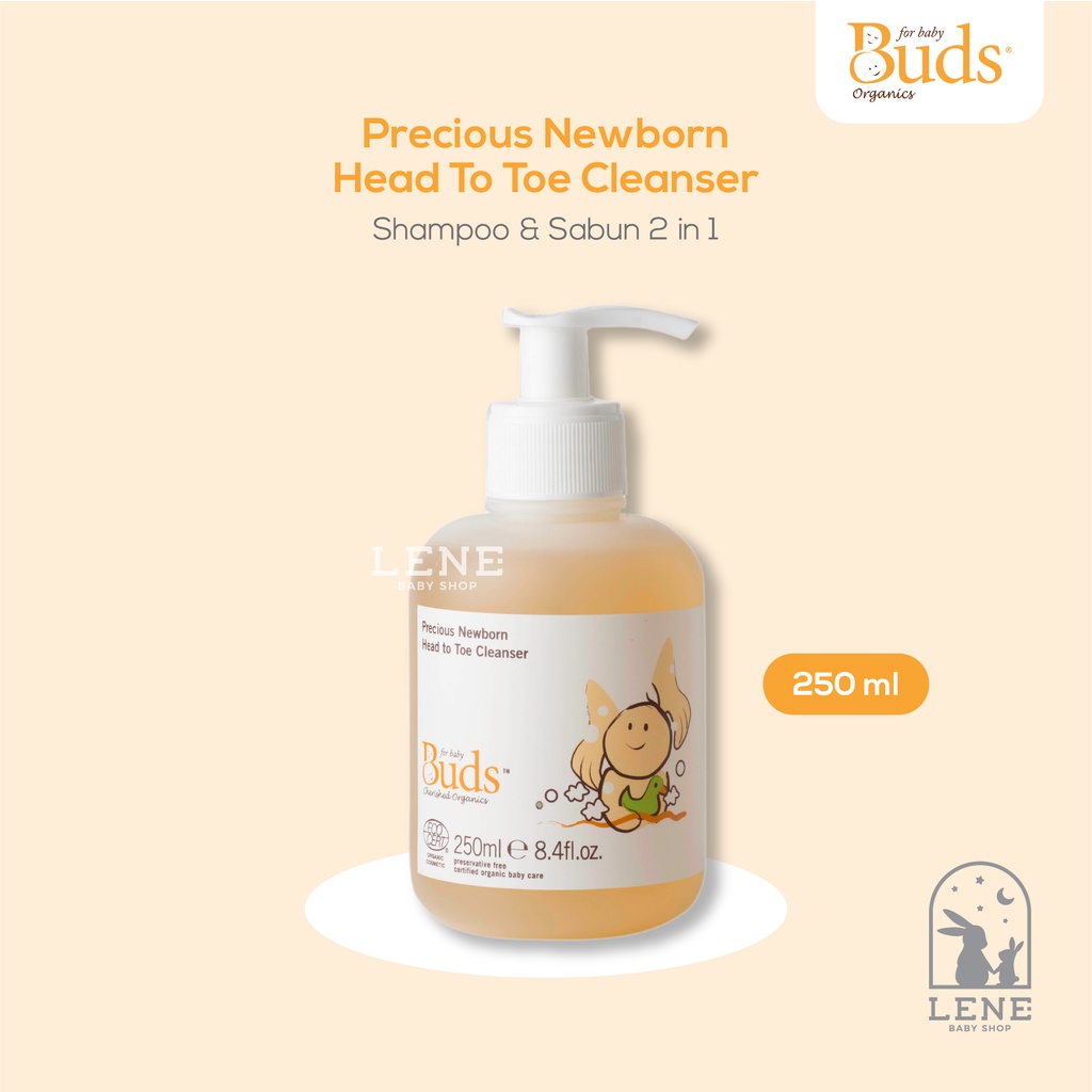 Buds Organics Precious Newborn Head To Toe Cleanser 250ml