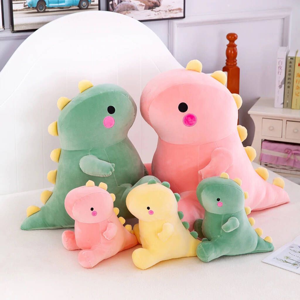 Boneka DINOSAURUS Trex lucu lembut dan halus Sudah Berlebel SNI toys Doll