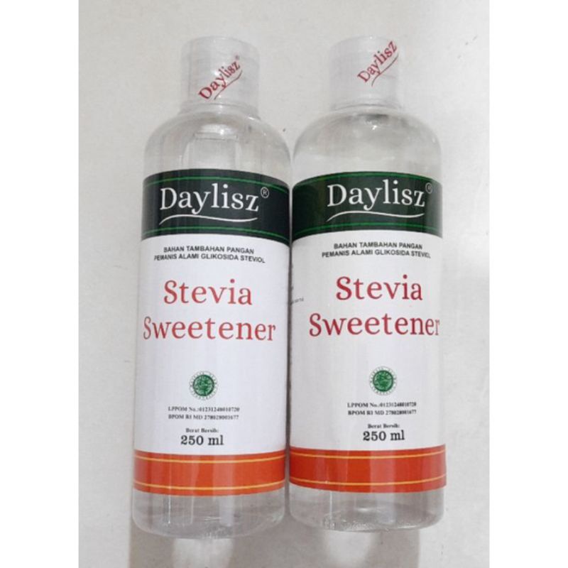 

Stevia Sweetener Daylisz Gula Cair Alami 250 ml Solusi Gula Buat Penderita Sakit Diabetes