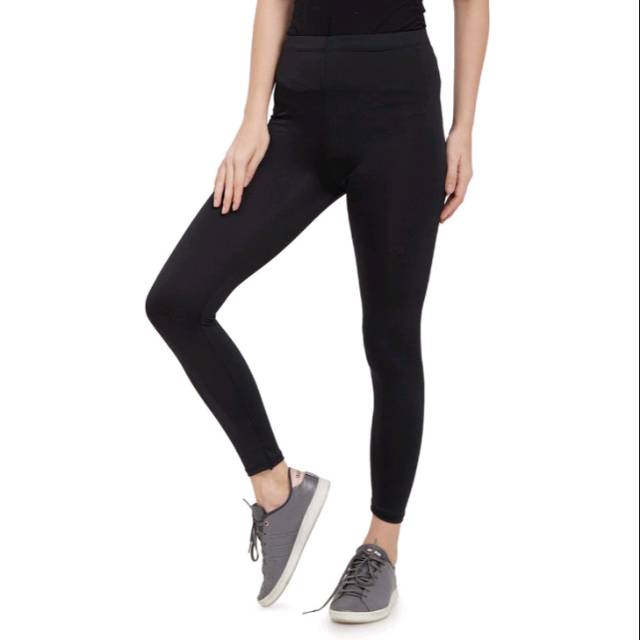 Leging Hitam Polos Wanita Premium