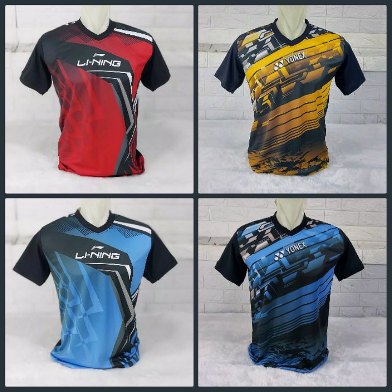 Jersey Badminton/ kaos atasan OLAHRAGA Shopee Indonesia
