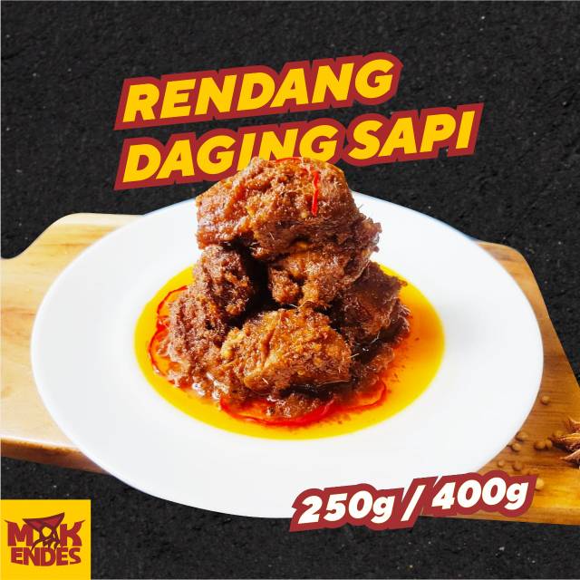 

Rendang Daging Sapi 400 gram Enak Murah Asli Padang