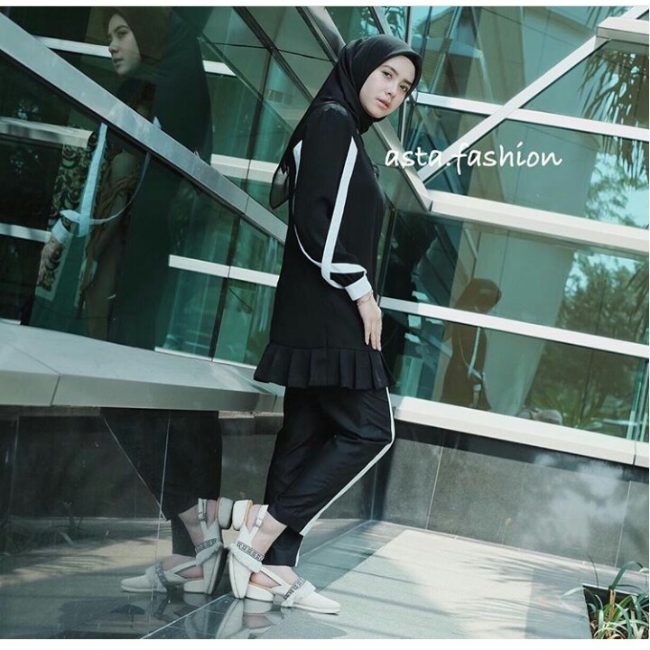 Baju Muslim / Bju Muslim set / Baju Muslim Setelan / Baju Muslim Wanita
