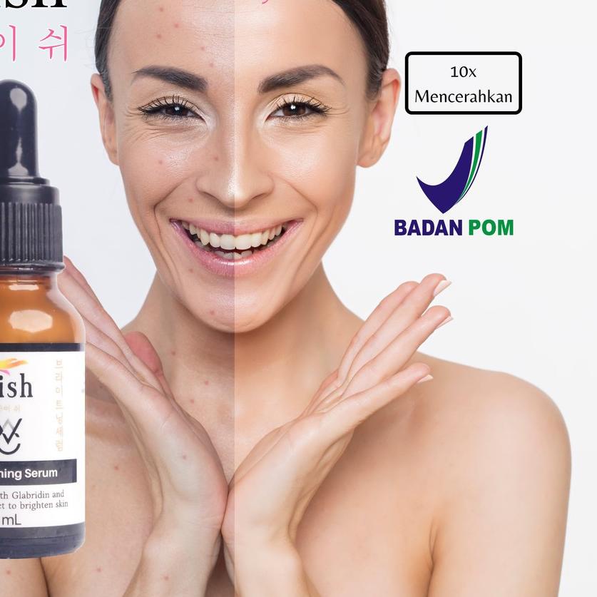 ➼ Serum AISH KOREA - ORIGINAL SERUM AISH | ACNE | RIGHTENING DARKSPOT 100% BPOM ❁