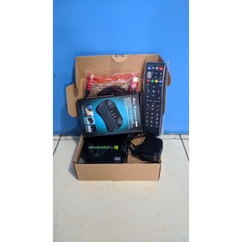 STB Android TV Box ZTE B760H 1GB Full Root Unlock App- Keyboard Remot